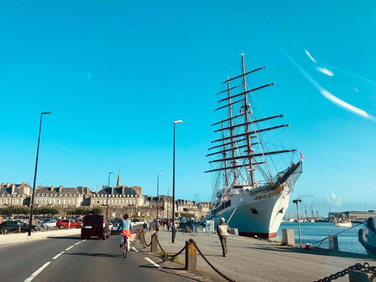 Appartement L'Emeraude A Saint Malo Intra-Muros Exteriör bild