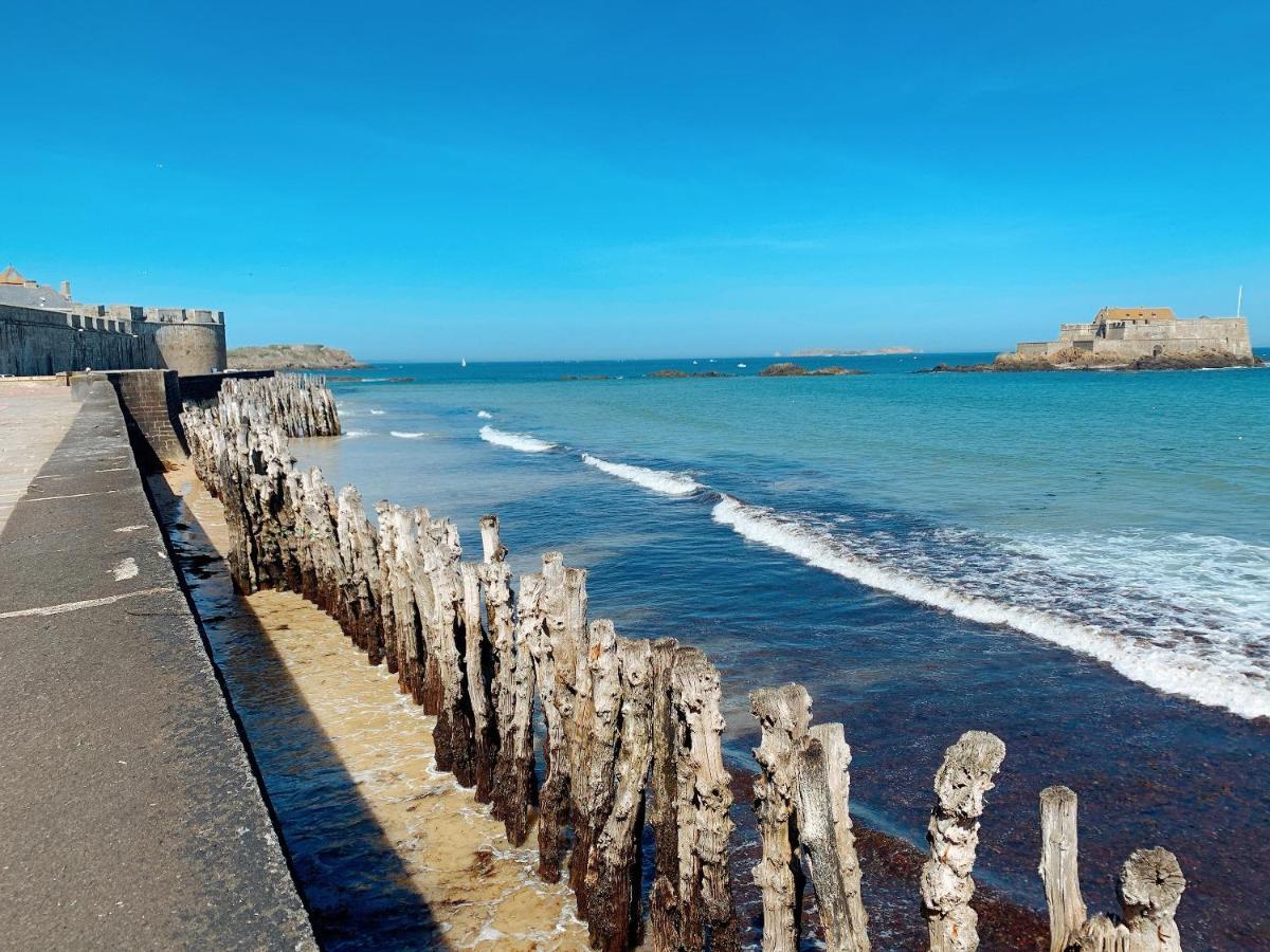 Appartement L'Emeraude A Saint Malo Intra-Muros Exteriör bild